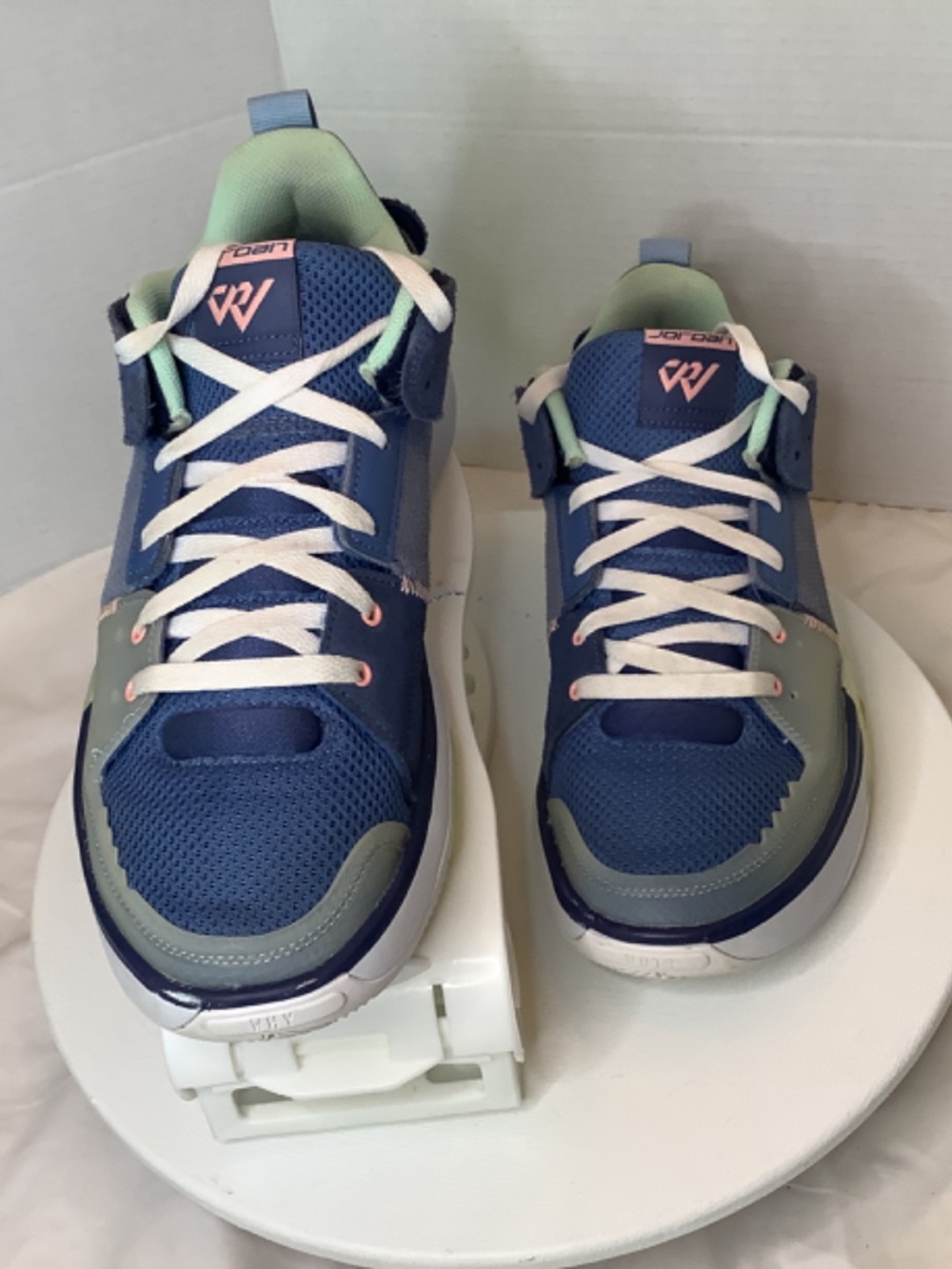 EUC Nike Jordan One Take 5 Men’s Basketball shoes blue sz. 10 - Picture 3 of 16